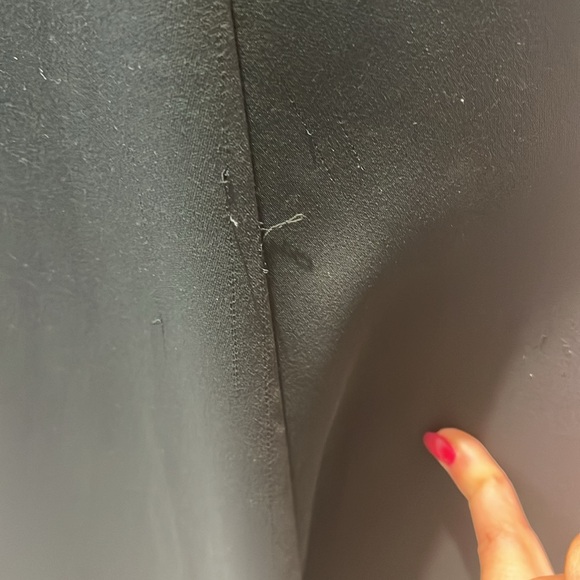 Formal forest green dress with slit and open back - Picture 4 of 5